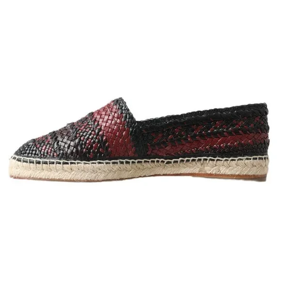 Dolce & Gabbana Elegant Woven Leather Espadrilles - Picture 5 of 7